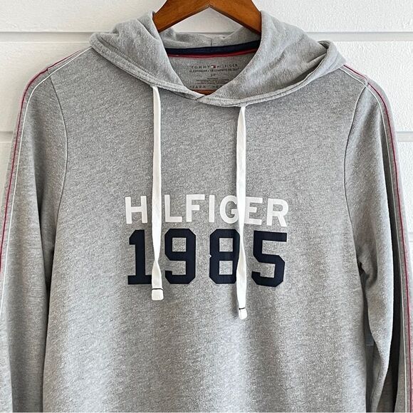 Tommy Hilfiger Sleepwear Men’s Lightweight Logo Pullover Hoodie Shirt Size Small - Picture 4 of 5